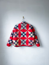 Load image into Gallery viewer, One-of-a-Kind: Glorified Nine Patch Flora Jacket (M)