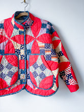 Load image into Gallery viewer, One-of-a-Kind: Glorified Nine Patch Flora Jacket (M)