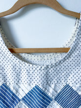 Load image into Gallery viewer, One-of-a-Kind: Chimney Sweep Quilt Top Turnaround Tank (S)