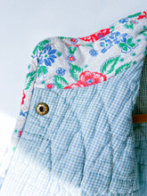 Load image into Gallery viewer, One-of-a-Kind: Patchwork Blues Flora Jacket (S)