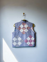 Load image into Gallery viewer, One-of-a-Kind: Nine Patch Quilt Vest (XS-M)