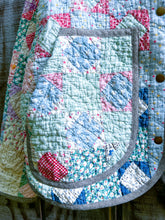 Load image into Gallery viewer, One-of-a-Kind: Economy Nine Patch Flora Jacket (S)