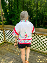 Load image into Gallery viewer, One-of-a-Kind: Vintage Tablecloth Shaftsbury Shirt (L)