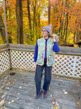 Load image into Gallery viewer, One-of-a-Kind: Colorblock Wool Blanket Vest (L/XL)