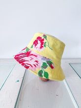 Load image into Gallery viewer, One-of-a-Kind: Vintage Tablecloth Bucket Hat (Adult S/M) #2
