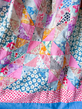 Load image into Gallery viewer, One-of-a-Kind: Ocean Waves Quilt Top Skirt (flexible sizing)