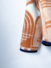 Load image into Gallery viewer, One-of-a-Kind: Vintage Mod Geometric Blanket Flora Jacket (L)