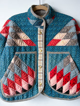 Load image into Gallery viewer, One-of-a-Kind: Indigo Lone Star Flora Jacket