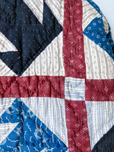 Load image into Gallery viewer, One-of-a-Kind: 19th Century Churn Dash Flora Jacket (M)