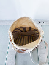 Load image into Gallery viewer, One-of-a-Kind: Star Block Project Bag #1 (with detachable strap)