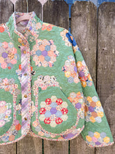 Load image into Gallery viewer, One-of-a-Kind: Grandmother's Flower Garden Flora Jacket (S)