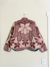 Load image into Gallery viewer, One-of-a-Kind: Dusty Mauve Ukrainian Blanket Flora Jacket (S)