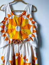 Load image into Gallery viewer, One-of-a-Kind: Sunburst Quilt Top Turnaround Tank (M/L)