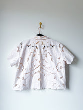 Load image into Gallery viewer, One-of-a-Kind: Antique Cutwork Embroidery Shaftsbury Shirt (L)