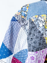 Load image into Gallery viewer, One-of-a-Kind: Triangle Block Cropped Chore Coat (L)