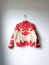 Load image into Gallery viewer, One-of-a-Kind: Ukrainian Floral Wool Blanket Flora Jacket (M)