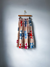 Load image into Gallery viewer, One-of-a-Kind: Ohio Star Quilt Top Skirt
