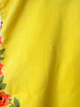Load image into Gallery viewer, One-of-a-Kind: Vintage Floral Tablecloth Shaftsbury Shirt (L)