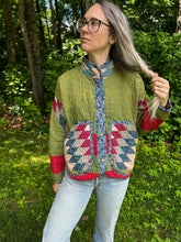 Load image into Gallery viewer, One-of-a-Kind: 1800s Lone Star Flora Jacket (M)