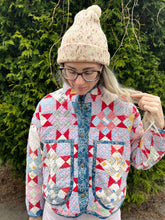 Load image into Gallery viewer, One-of-a-Kind: Uncle Sam’s Hourglass Flora Jacket (S)