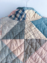 Load image into Gallery viewer, One-of-a-Kind: Half Square Triangle Flora Jacket (L)