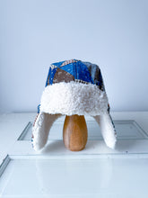 Load image into Gallery viewer, One-of-a-Kind: Triangle Block Aviator Hat (Adult S/M)