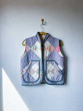 Load image into Gallery viewer, One-of-a-Kind: Nine Patch Quilt Vest (XS-M)