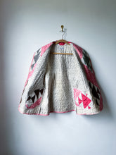 Load image into Gallery viewer, One-of-a-Kind: Fox and Geese Cocoon Coat (flexible sizing)