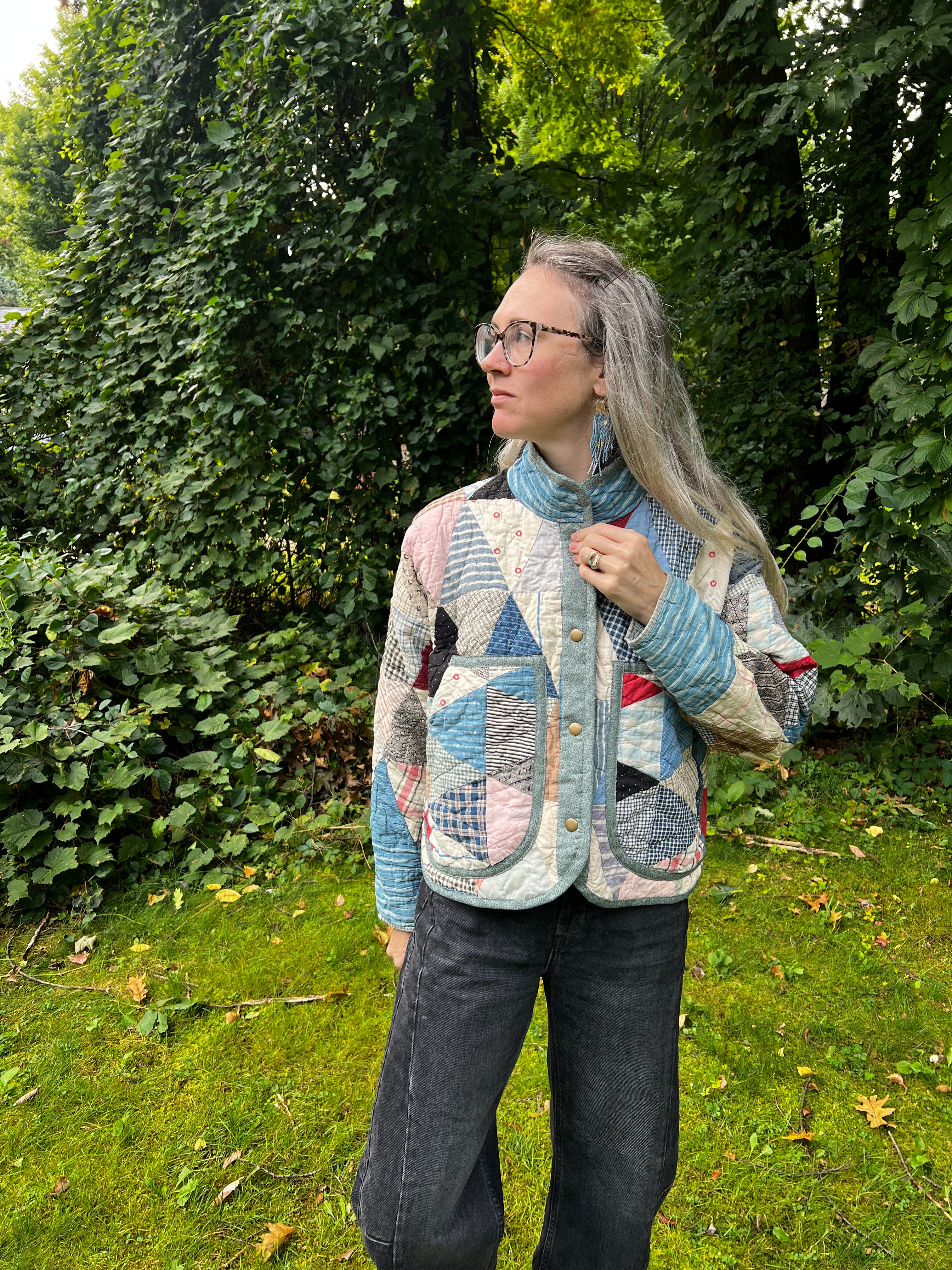 One-of-a-Kind: Triangle Flora Jacket (S) – ANEMONEVT