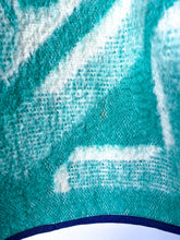 Load image into Gallery viewer, One-of-a-Kind: Kelly Green Floral Ukrainian Wool Blanket Flora Jacket (S)