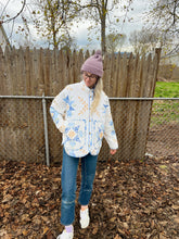 Load image into Gallery viewer, One-of-a-Kind: Cross-stitch Embroidery Flora Jacket (L)
