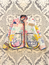 Load image into Gallery viewer, One-of-a-Kind: Triangle Block Flora Jacket (M)