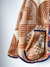 Load image into Gallery viewer, One-of-a-Kind: Vintage Mod Geometric Blanket Flora Jacket (L)