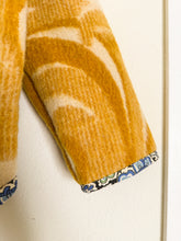 Load image into Gallery viewer, One-of-a-Kind: Golden Pineapple Ukrainian Blanket Flora Jacket (L)