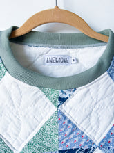 Load image into Gallery viewer, One-of-a-Kind: Diamond Block Quilt Pullover (S/M)