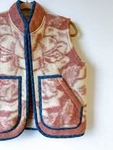 Load image into Gallery viewer, One-of-a-Kind: Vintage Golden Dawn Wool Blanket Vest #2 (XS-M)