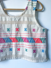 Load image into Gallery viewer, One-of-a-Kind: Vintage Huipil Turnaround Tank (M)