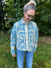 Load image into Gallery viewer, One-of-a-Kind: Holland Health Wool Blanket Flora Jacket (S)