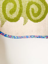 Load image into Gallery viewer, One-of-a-Kind: Green Ukrainian Blanket Flora Jacket (S)