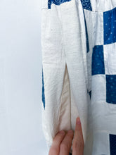 Load image into Gallery viewer, One-of-a-Kind: Indigo Nine Patch Turnaround Dress (S)