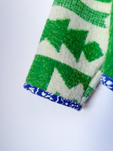 Load image into Gallery viewer, One-of-a-Kind: Geometric Ukrainian Blanket Flora Jacket (L)