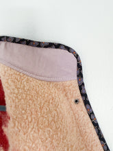 Load image into Gallery viewer, One-of-a-Kind: Burnt Sienna Ukrainian Blanket Flora Jacket (M)
