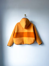 Load image into Gallery viewer, One-of-a-Kind: Hudson Bay Wool Blanket Hooded Flora Jacket (S)