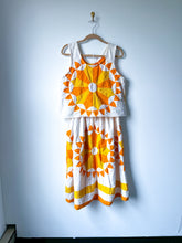 Load image into Gallery viewer, One-of-a-Kind: Sunburst Quilt Top Turnaround Tank (M/L)