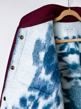 Load image into Gallery viewer, One-of-a-Kind: Ukrainian Deep Blue Floral Blanket Flora Jacket (S)