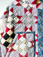 Load image into Gallery viewer, One-of-a-Kind: Uncle Sam’s Hourglass Flora Jacket (S)