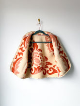 Load image into Gallery viewer, One-of-a-Kind: Copper Floral Ukrainian Blanket Vest (XS-M)