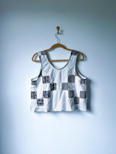 Load image into Gallery viewer, One-of-a-Kind: Chimney Sweep Quilt Top Turnaround Tank (M/L)