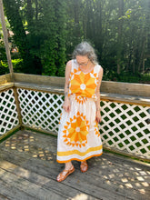 Load image into Gallery viewer, One-of-a-Kind: Sunburst Quilt Top Skirt (flexible sizing)