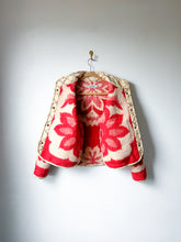 Load image into Gallery viewer, One-of-a-Kind: Ukrainian Floral Wool Blanket Flora Jacket (M)